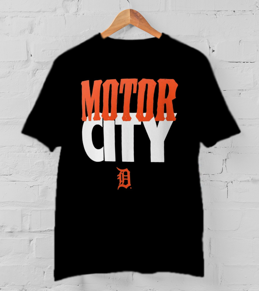 Detroit Tigers Motor City MLB Baseball Team Fan Gear T-Shirt