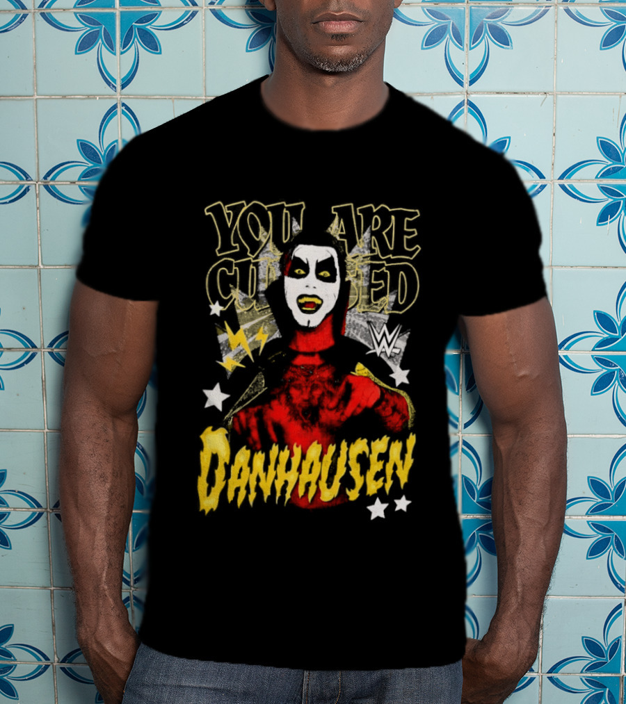 WWE Danhausen You Are Cursed Wrestling Starface T-Shirt
