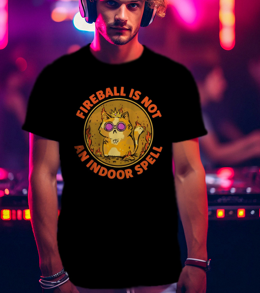 Princess Donut Fireball Is Not An Indoor Spell Dungeon Crawler Carl T-Shirt