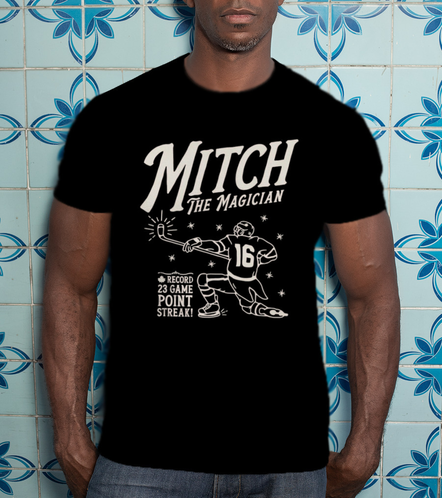 Mitch The Magician 16 Toronto Maple Leafs 23 Game Point Streak T-Shirt