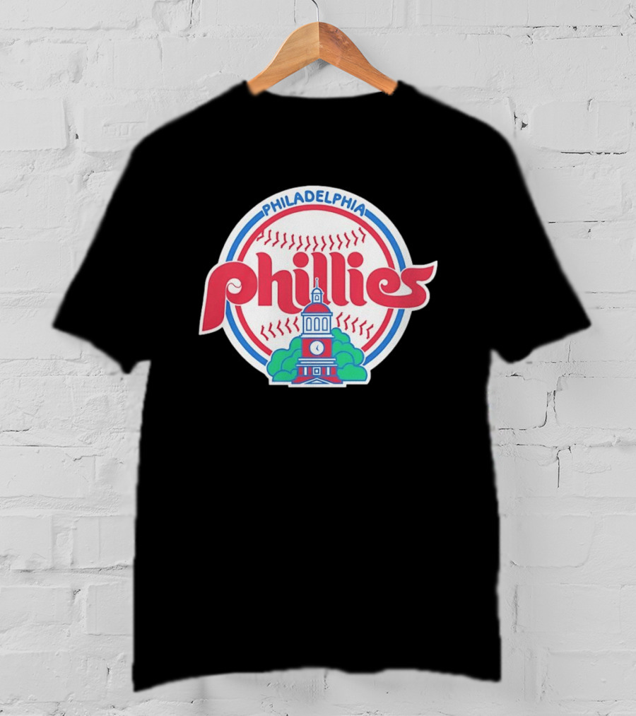 Philadelphia Phillies Independence Hall Baseball Team T-Shirt
