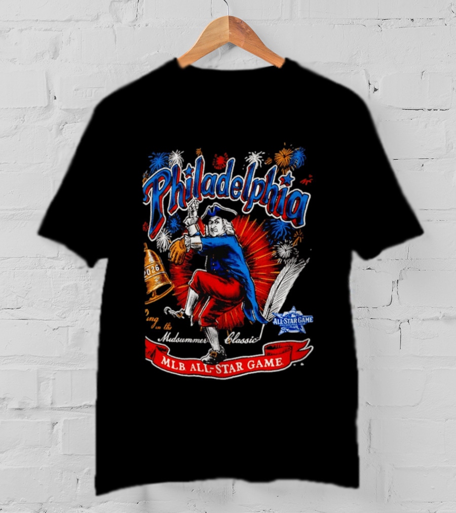 Philadelphia 2026 MLB All Star Game Midsummer Classic Fireworks T-Shirt