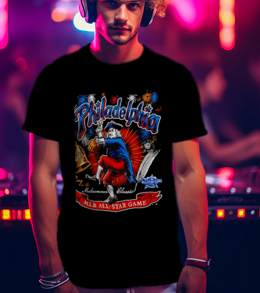 Philadelphia 2026 MLB All Star Game Midsummer Classic Fireworks T-Shirt