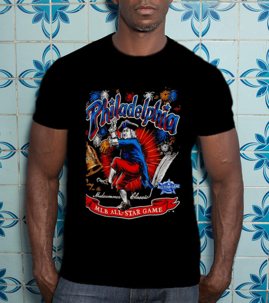 Philadelphia 2026 MLB All Star Game Midsummer Classic Fireworks T-Shirt