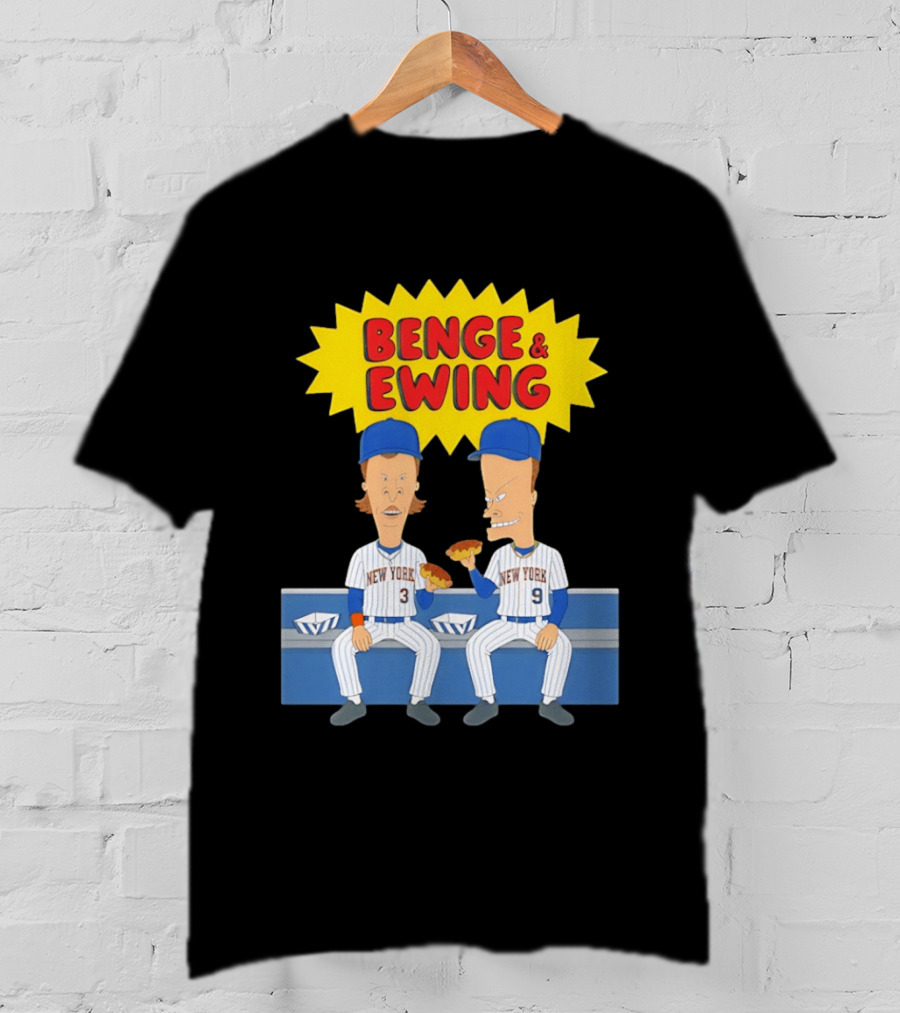 Benge & Ewing New York Mets Beavis And Butt Head T-Shirt