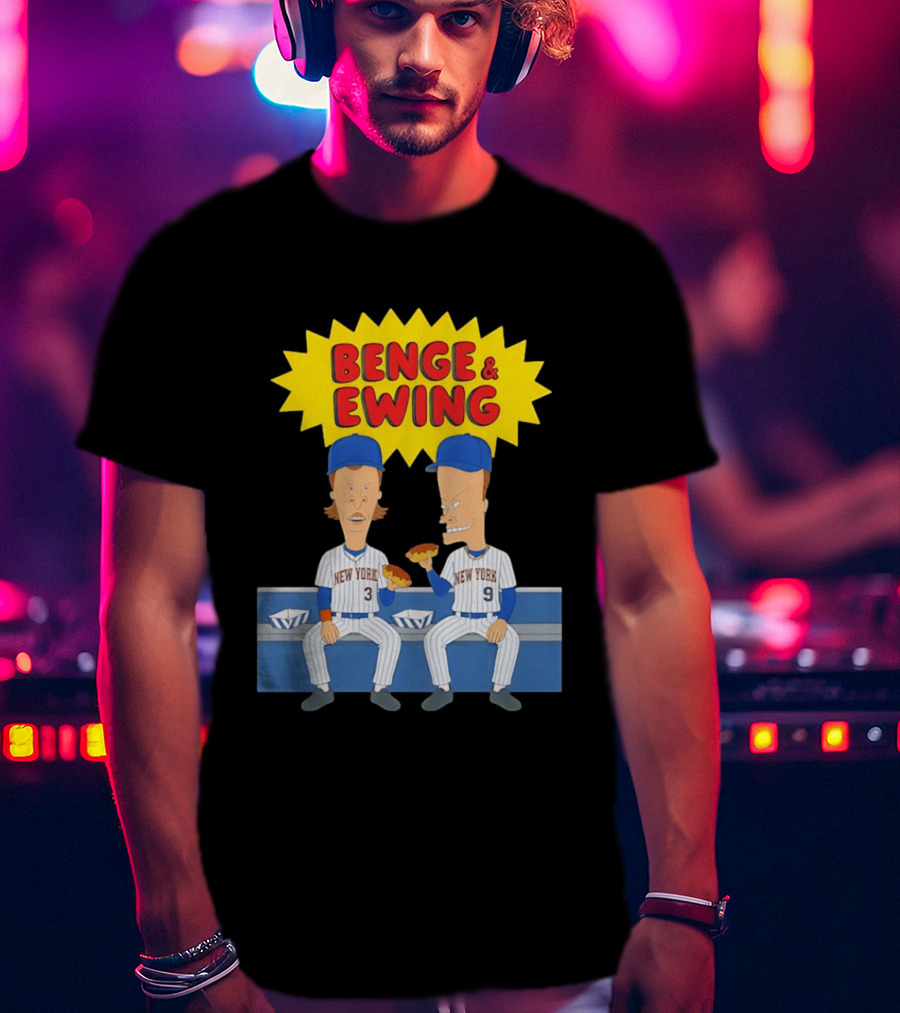 Benge & Ewing New York Mets Beavis And Butt Head T-Shirt