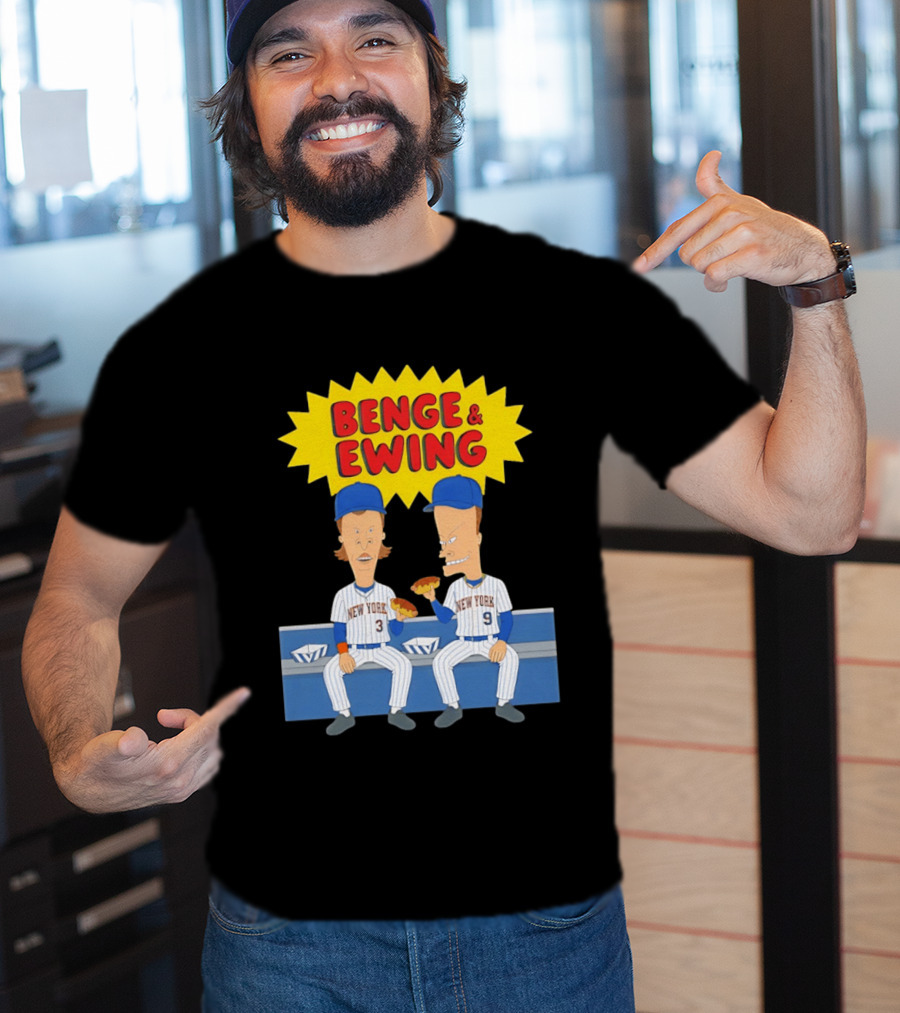 Benge & Ewing New York Mets Beavis And Butt Head T-Shirt