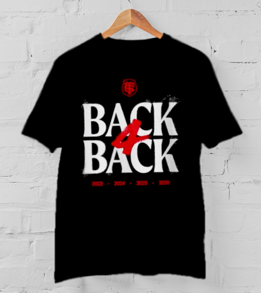 Stade Toulousain Back To Back 4 Times T-Shirt