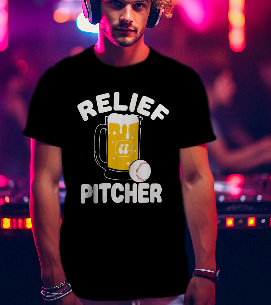 Chattanooga Lookouts Relief Pitcher Beer Baseball C T-Shirt