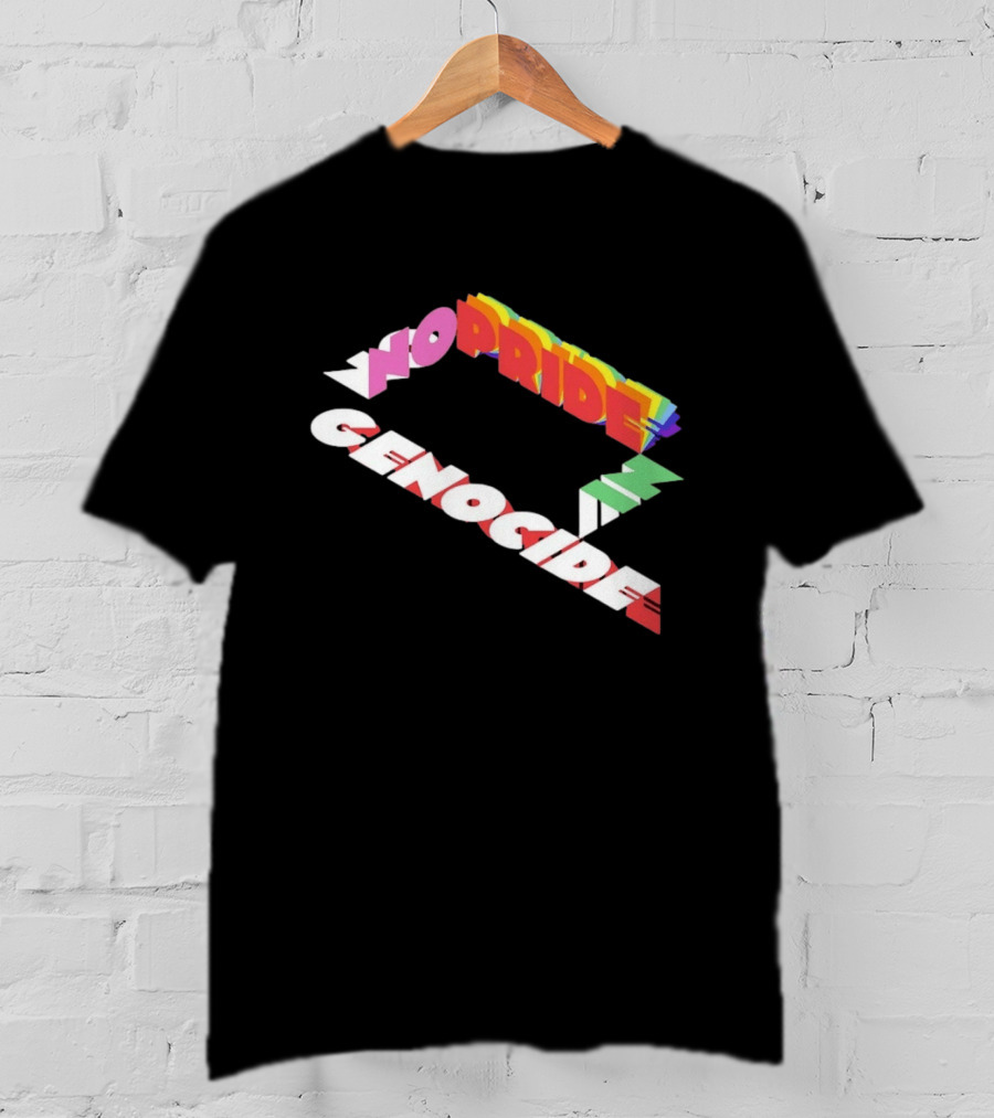 No Pride In Genocide Colorful 3D T-Shirt