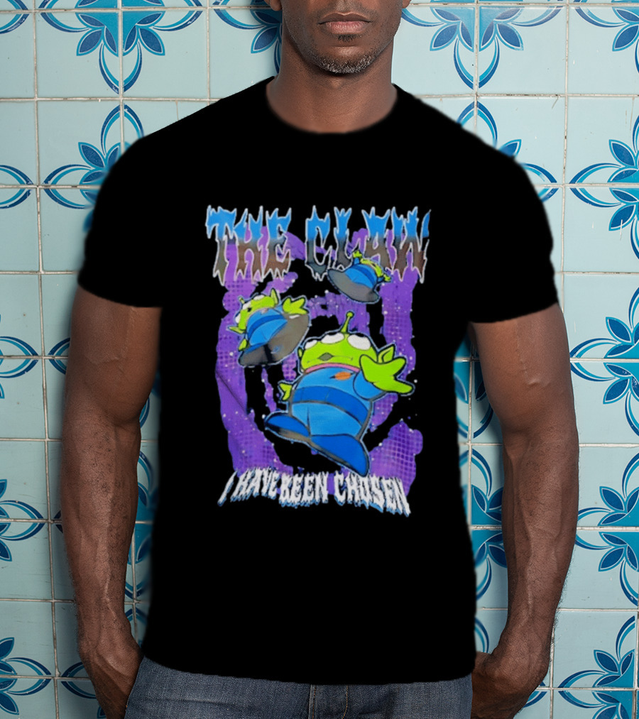 Toy Story Aliens The Claw I Have Been Chosen Pixar Movie Iconic Scene T-Shirt