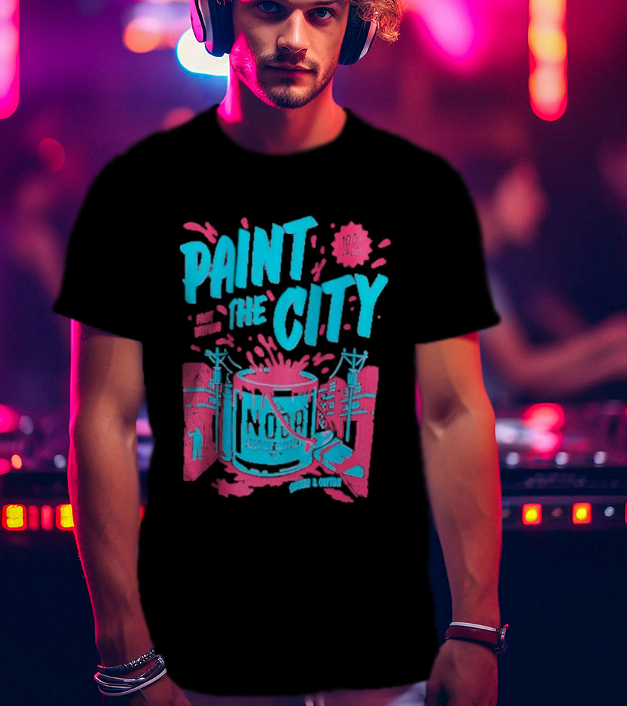 Paint The City Nola New Orleans Drew Orleans T-Shirt
