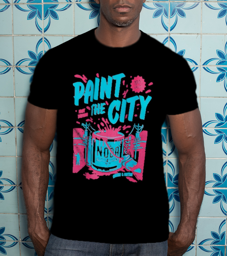 Paint The City Nola New Orleans Drew Orleans T-Shirt