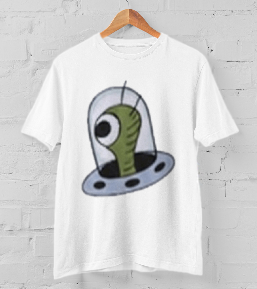 Bizarro Secret UFO Alien Spaceship T-Shirt