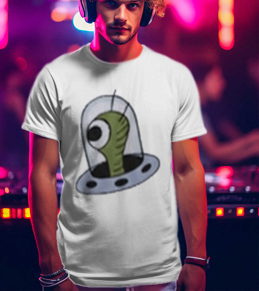 Bizarro Secret UFO Alien Spaceship T-Shirt