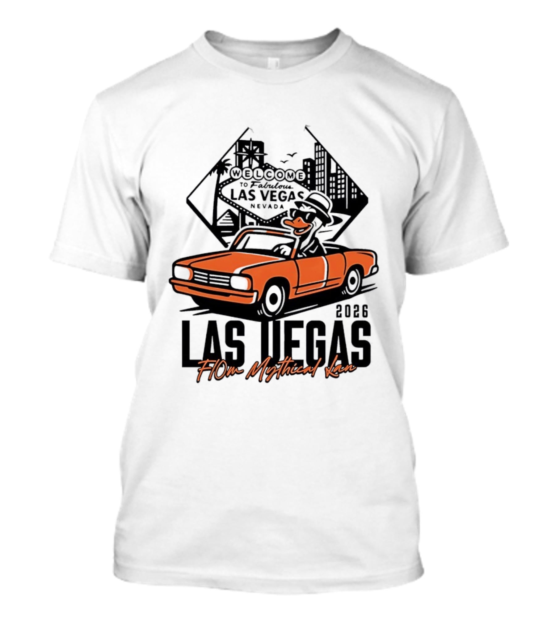 Las Vegas 2026 Duck Driving Convertible Flom Mythical Lan T-Shirt