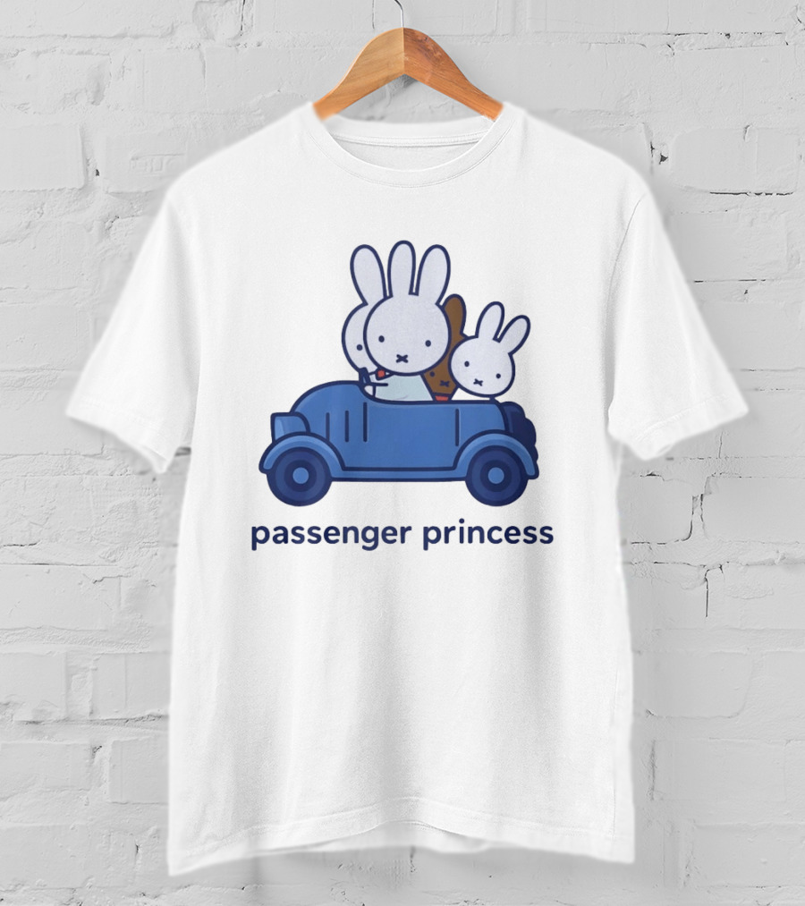 Miffy Passenger Princess Bunny Rabbit Car Ride T-Shirt