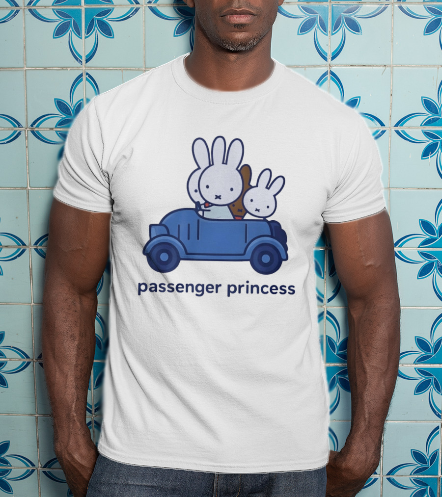 Miffy Passenger Princess Bunny Rabbit Car Ride T-Shirt