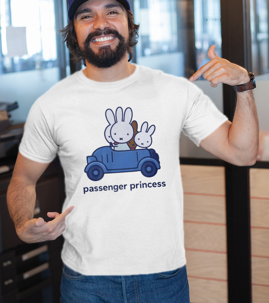 Miffy Passenger Princess Bunny Rabbit Car Ride T-Shirt