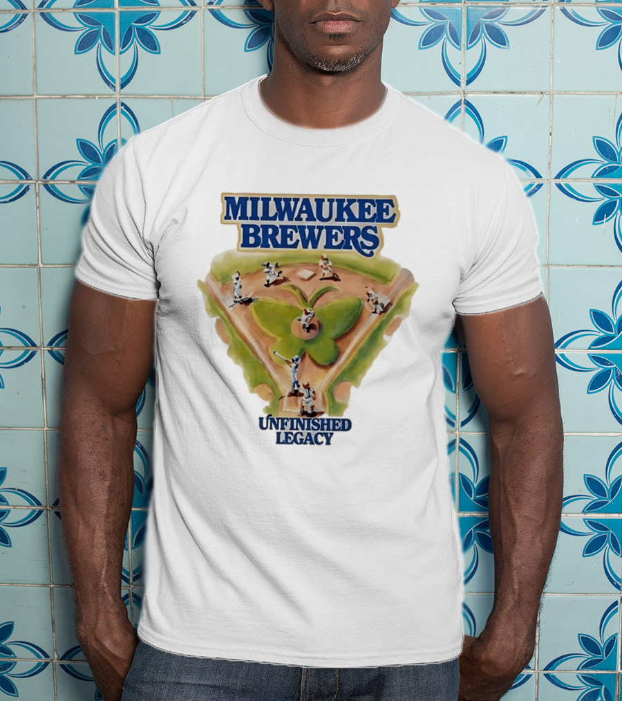 Milwaukee Brewers Unfinished Legacy Baseball Field T-Shirt