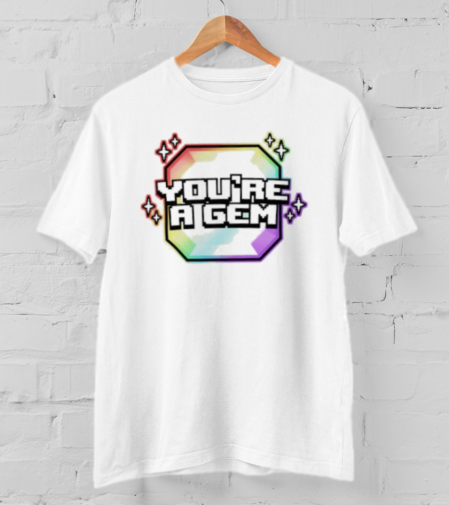You're A Gem Emidivergent Pride Stars Rainbow T-Shirt