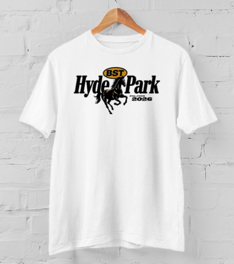 Garth Brooks BST Hyde Park 2026 Event Featuring Iconic Horse T-Shirt