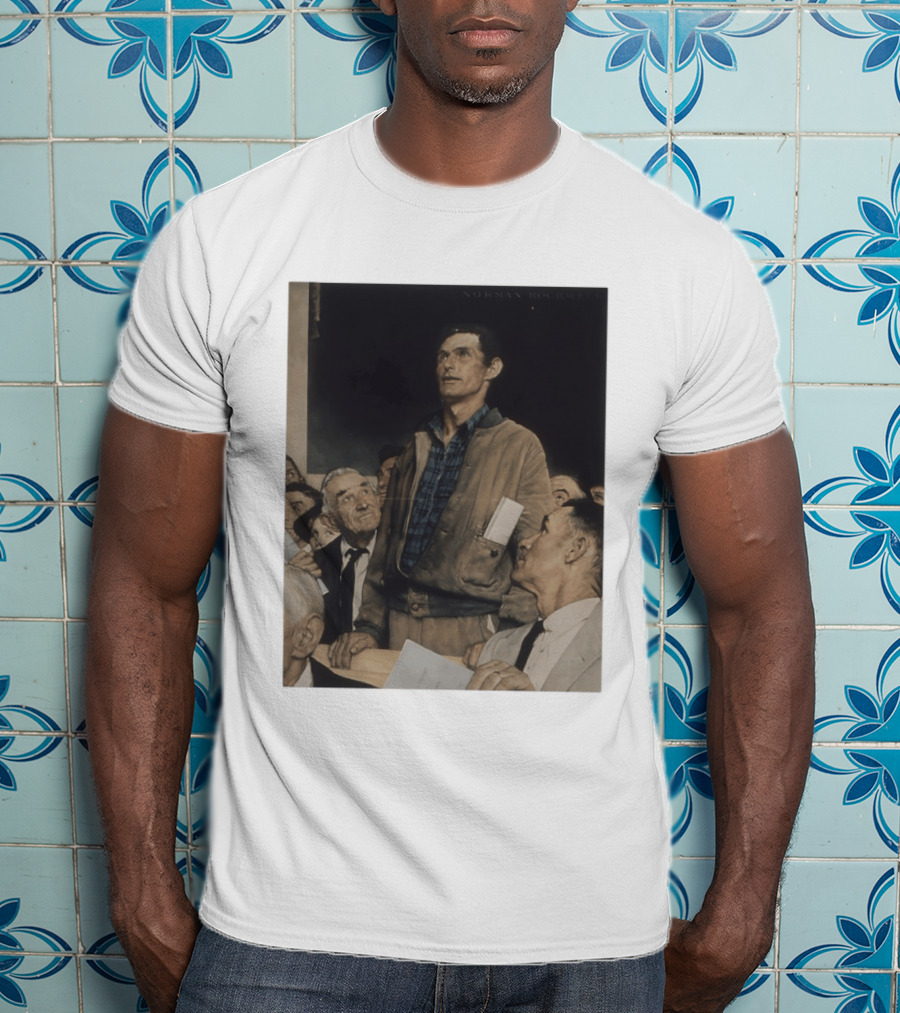 Norman Rockwell Four Freedoms 1943 Freedom Of Speech Timeless T-Shirt