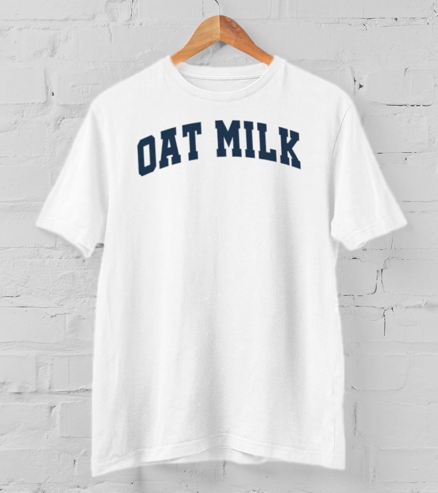 Oat Milk U Arch Lettering T-Shirt