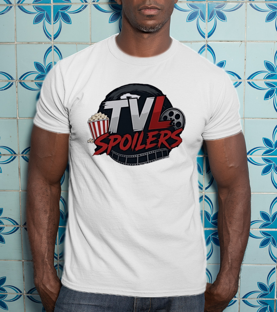 TVL Spoilers Cinema Movie Lover Popcorn Film Reel T-Shirt