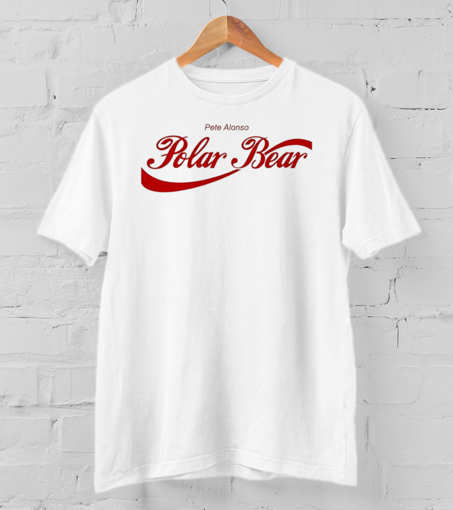 Pete Alonso Polar Bear Coca Cola Style Orioles T-Shirt