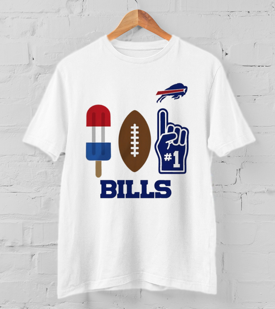 Buffalo Bills Football Popsicle Foam Finger 2026 Season T-Shirt