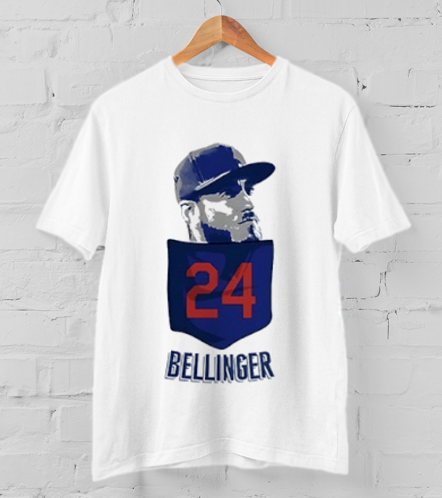 Cody Bellinger 24 Chicago Cubs Bellinger Baseball MLB Pocket Cap T-Shirt