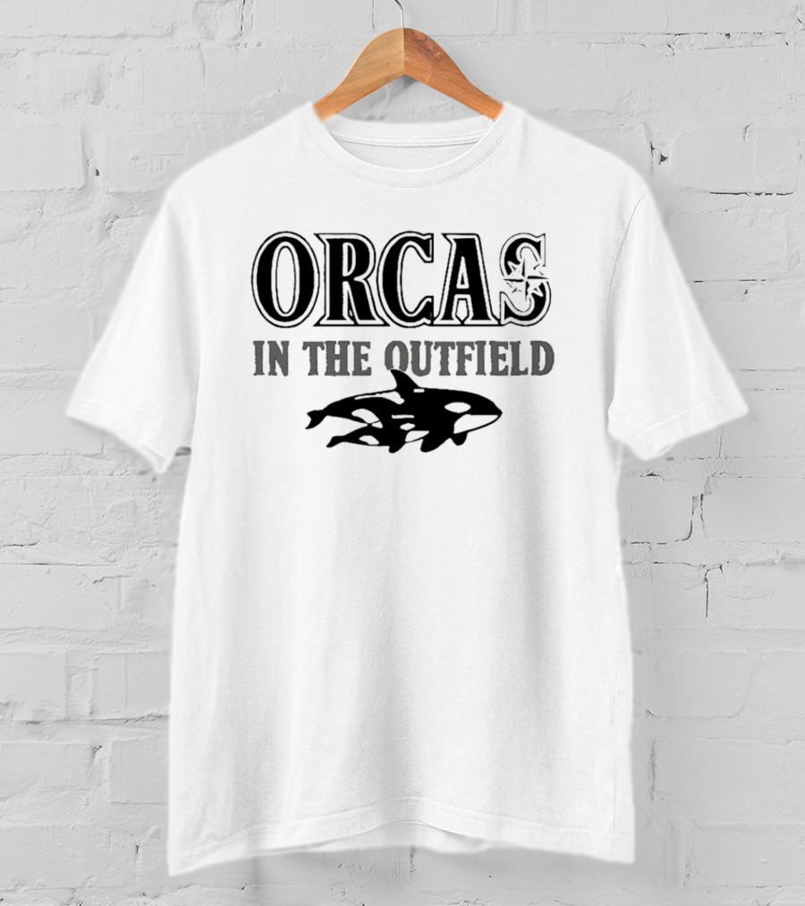 Orcas In The Outfield Mariners 2026 T-Shirt