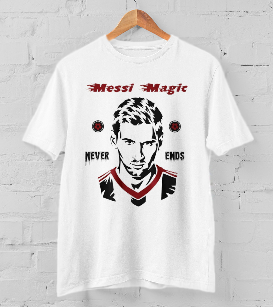 Messi Magic Never Ends Soccer Legendary T-Shirt