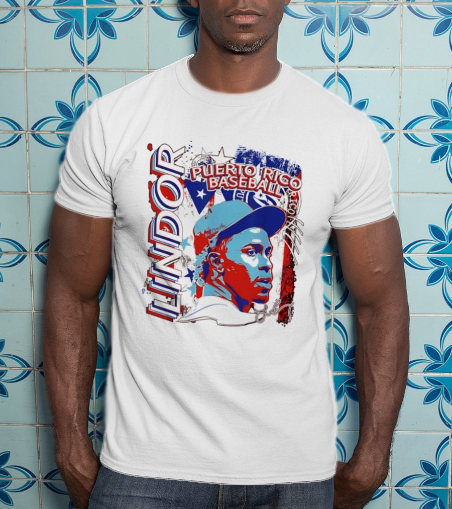 Francisco Lindor Puerto Rico Baseball MLB Player T-Shirt