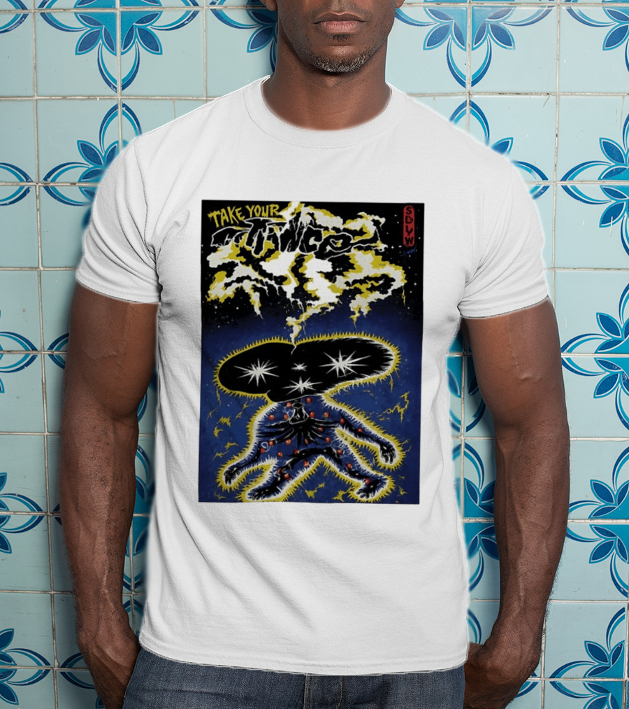 Take Your Chance SLW Electric Cosmic Figure Explosion T-Shirt