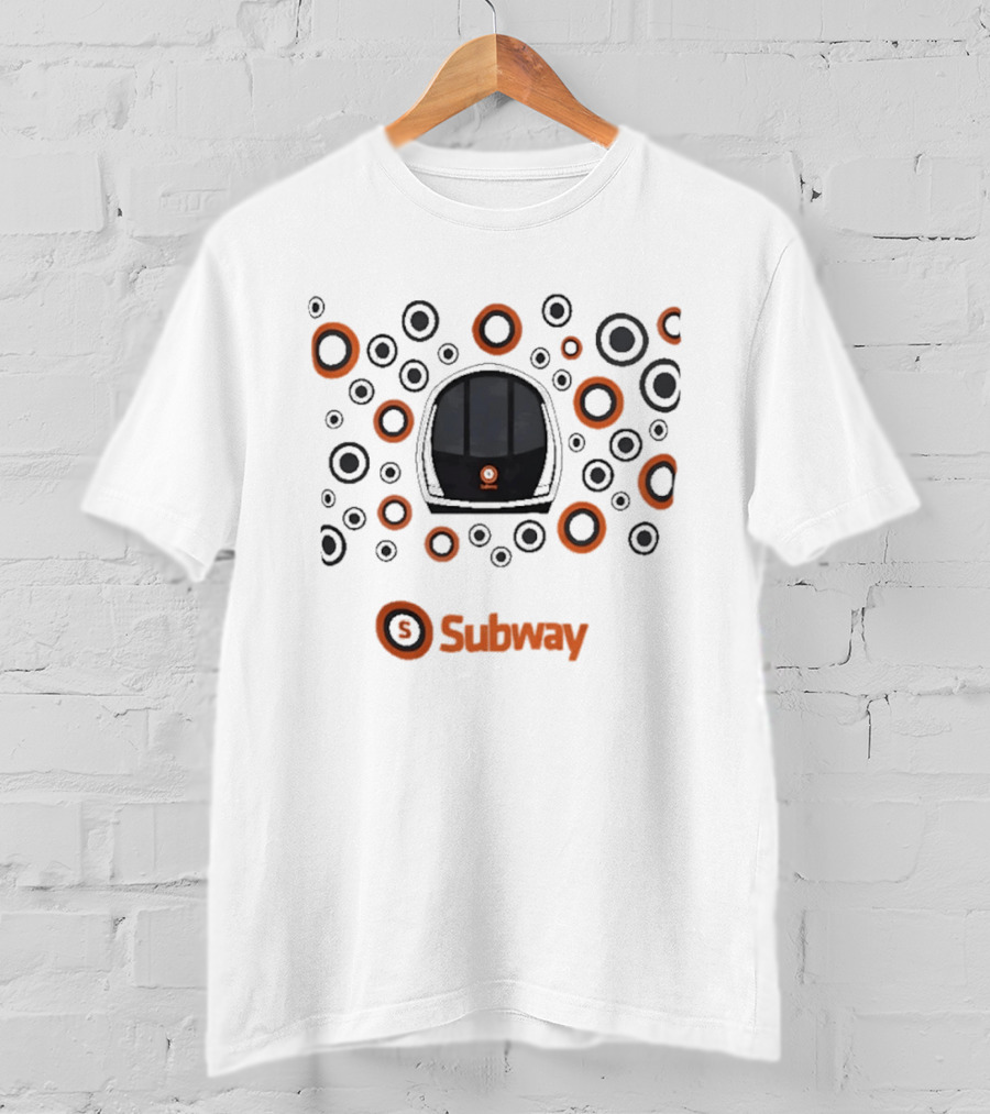 Glasgow Subway Mini Train Driver Subway Circles T-Shirt