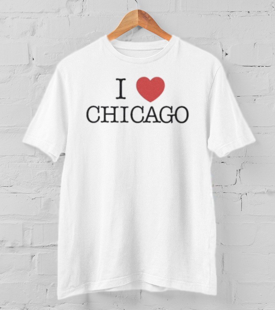 I Love Chicago Heart T-Shirt