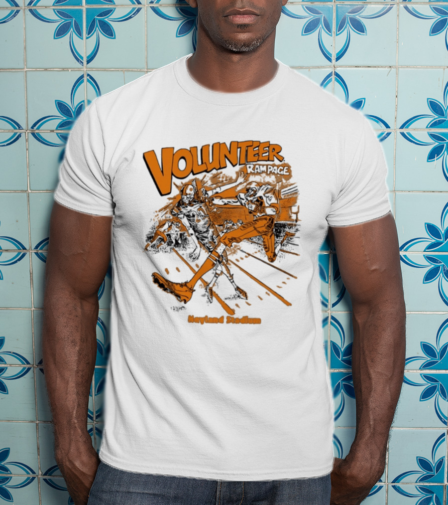 Volunteer Rampage Neyland Stadium Tennessee Volunteers T-Shirt