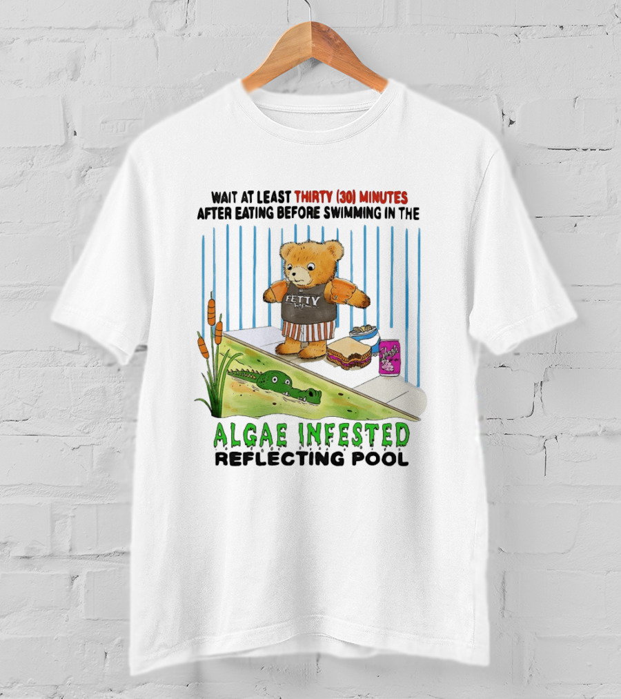 Wait Thirty 30 Minutes Before Swimming In The Algae Infested Reflecting Pool T-Shirt