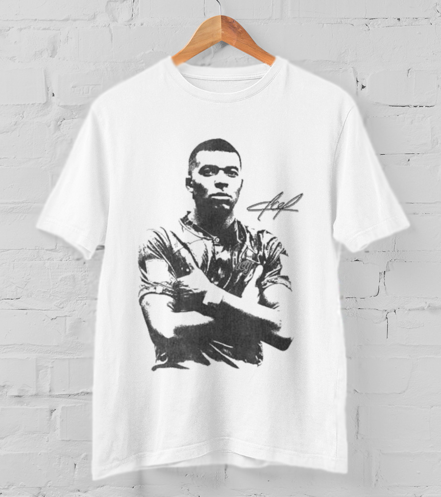 Wearicy Kylian Mbappe Signature Style Football Legend T-Shirt