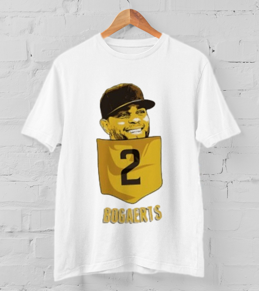 Xander Bogaerts 2 San Diego Padres Baseball MLB Pocket T-Shirt