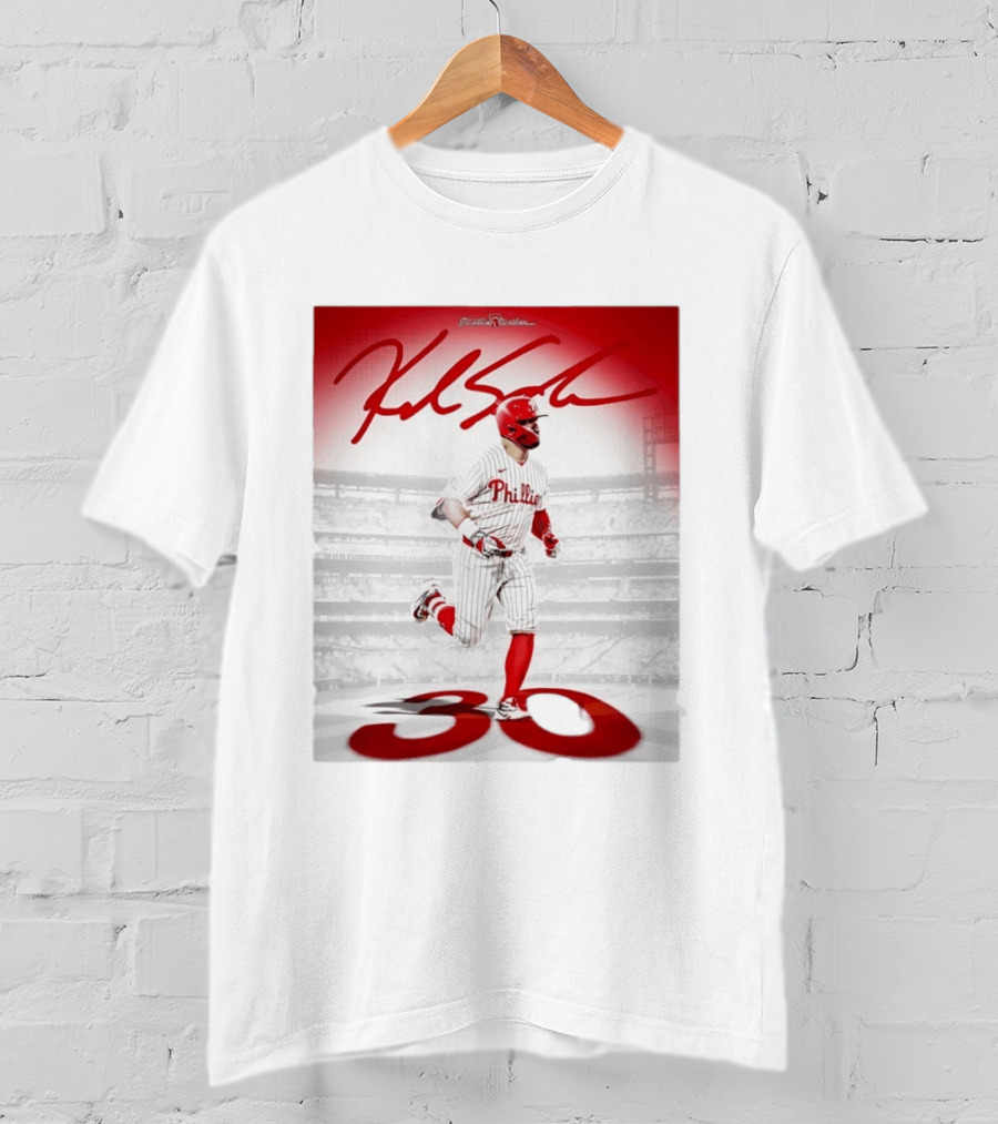 Philadelphia Phillies Kyle Schwarber 30 Home Runs Phillies Stadium T-Shirt