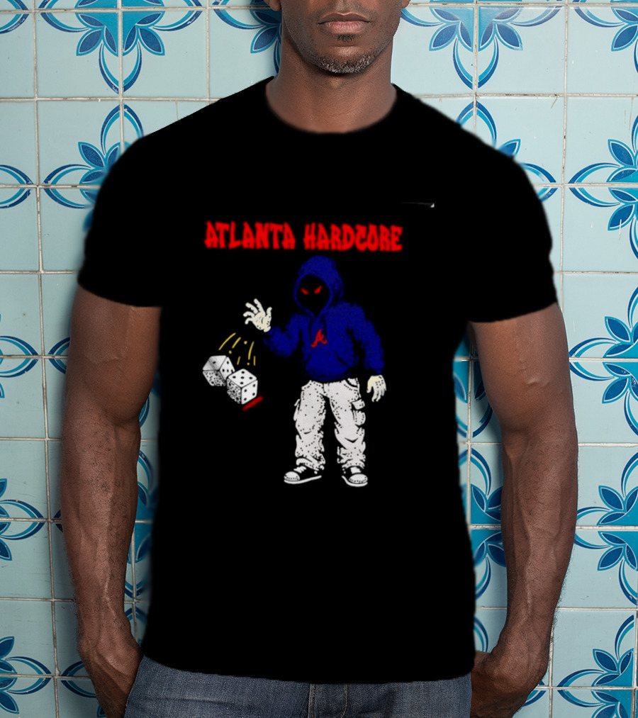 Atlanta Hardcore Braves Dice Throw Streetwear T-Shirt