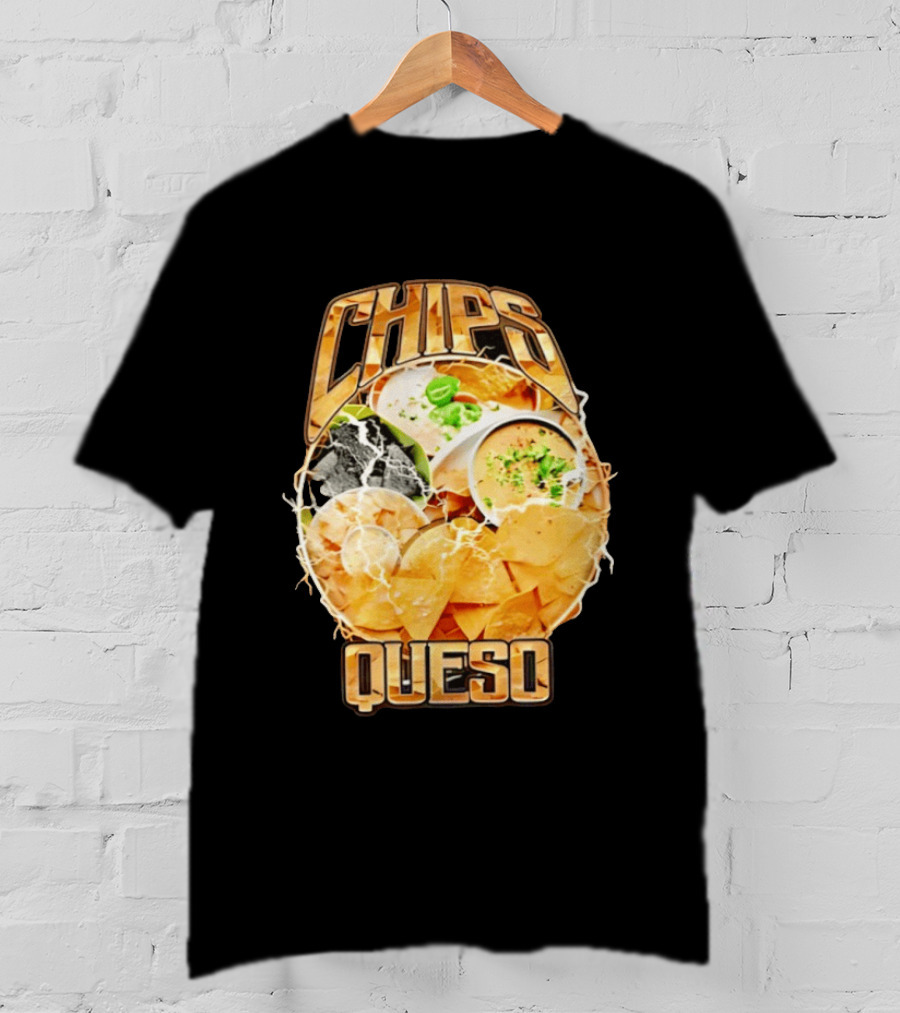 Chips Queso Lightning Bold Flavor Snack Experience T-Shirt
