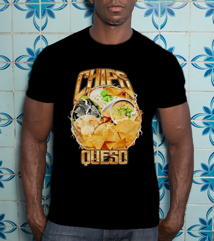 Chips Queso Lightning Bold Flavor Snack Experience T-Shirt
