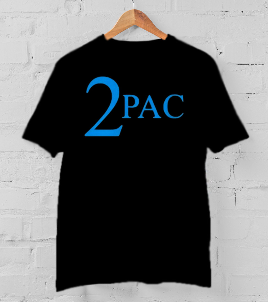Janet Jackson 2Pac Blue T-Shirt