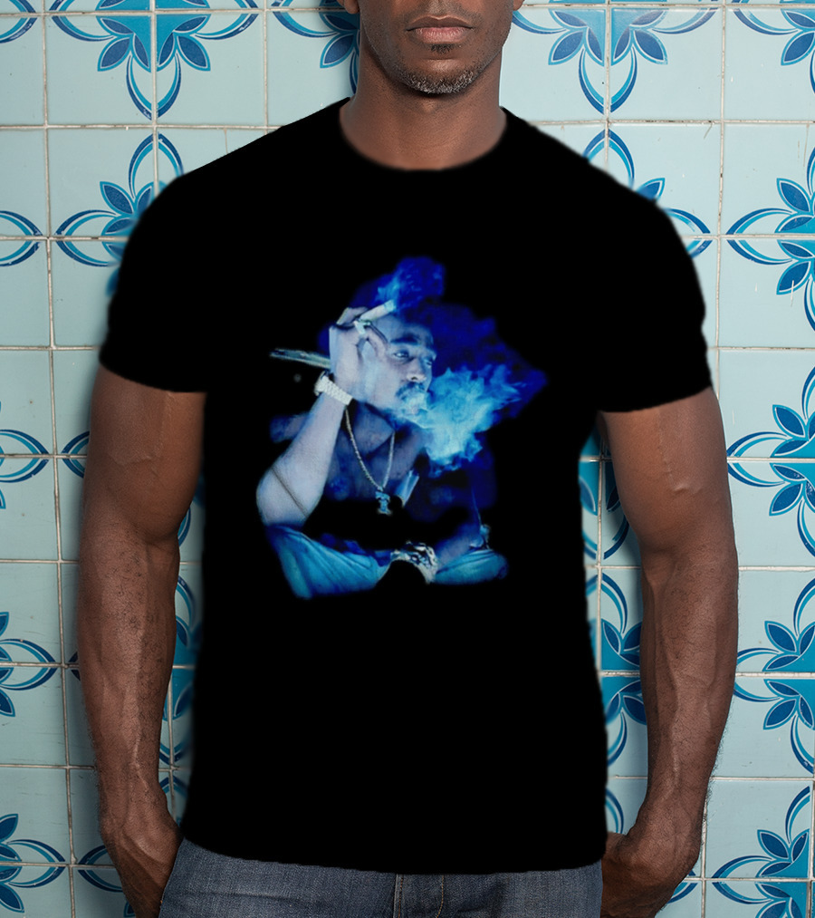 Janet Jackson Thug Life Smoking 2Pac T-Shirt