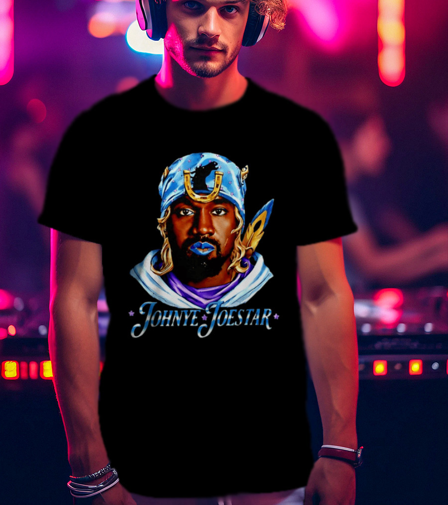 Kanye West Johnye Joestar JoJo's Bizarre Adventure Mashup T-Shirt