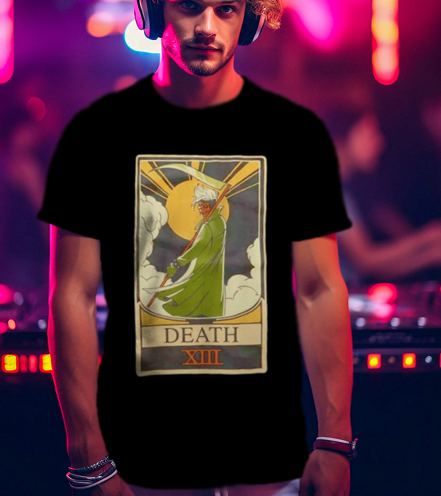Marvel X Men '97 Gambit Tarot Card Death XIII T-Shirt